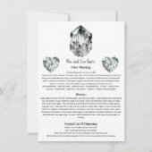 Invitation Effacer les propriétés métaphysiques de cristal de (Dos)