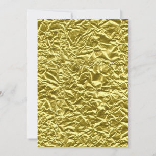Invitation Effet de feuille d'or personnalisé