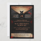 Invitation éffrayant de partie de Halloween de (Dos)