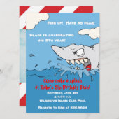 Invitation effrayant de réception au bord de la (Devant / Derrière)