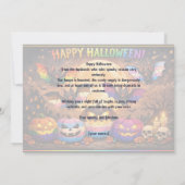 Invitation 🎃Effrayant et fier d'être hanté avec fierté (Dos)