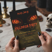 Invitation Éffrayant Eyes Evil Adulte Halloween Party