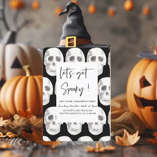 Invitation Effrayant Faisons-nous Épeurante | Fête Halloween 