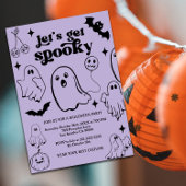 Invitation Éffrayant, fête d'Halloween