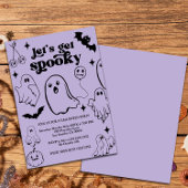 Invitation Éffrayant, fête d'Halloween