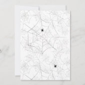 Invitation Éffrayant Ghost Halloween (Dos)