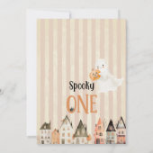 Invitation Éffrayant | Halloween 1er anniversaire (Dos)