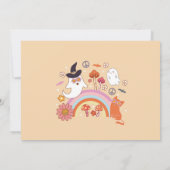 Invitation Éffrayant Halloween Anniversaire Photo les années  (Dos)