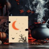 Invitation Éffrayant Halloween Graveyard Silhouette Party