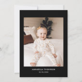 Invitation Éffrayant Halloween rose 1er anniversaire (Dos)