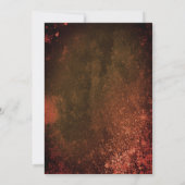 Invitation Éffrayant Haunted House Halloween Parti (Dos)