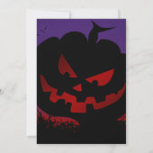 Invitation Éffrayant Haunted House Halloween Parti (Dos)