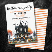 Invitation Éffrayant Haunted House Halloween Parti