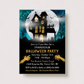 Invitation Éffrayant Haunted House Halloween Parti