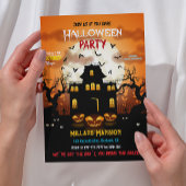 Invitation Éffrayant Haunted House Halloween Parti