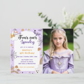 Invitation Éffrayant mignon Halloween Fantôme 4ème anniversai (Debout devant)