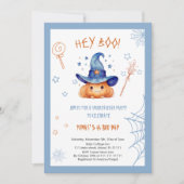 Invitation Éffrayant mignonne Halloween 5e anniversaire Invit (Devant)