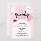 Invitation Éffrayant One Girl Premier anniversaire (Devant)