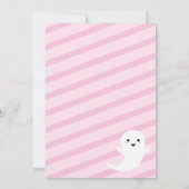 Invitation Éffrayant One Girl Premier anniversaire (Dos)