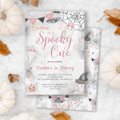 Invitation Éffrayant One Girls Halloween 1er anniversaire
