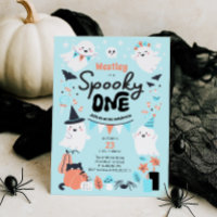 Éffrayant One mignonne Ghost Boy 1ère fête d'anniv