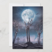 Invitation Éffrayant Skeleton Undead Halloween Party Invit (Devant)