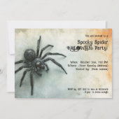 Invitation Éffrayant Spider HALLOWEEN Party ! (Devant)