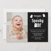 Invitation Éffrayant un 1er anniversaire (Devant)