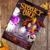 Invitation Éffrayant un - 1er anniversaire