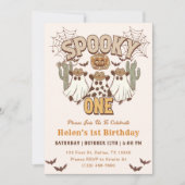 Invitation Éffrayant Un 1er anniversaire Parti occidental (Devant)