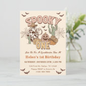 Invitation Éffrayant Un 1er anniversaire Parti occidental (Debout devant)