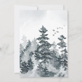 Invitation Éffrayant Un bébé brasse du Baby shower (Dos)