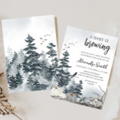 Invitation Éffrayant Un bébé brasse du Baby shower