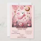 Invitation Éffrayant Un Boo Crew Friendly Ghost Ghouls Annive (Devant)