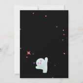 Invitation Éffrayant Un Fantôme Halloween 1er Anniversaire (Dos)