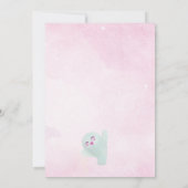 Invitation Éffrayant Un Fantôme Halloween 1er Anniversaire (Dos)