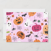 Invitation Éffrayant Un Halloween 1er Anniversaire (Dos)