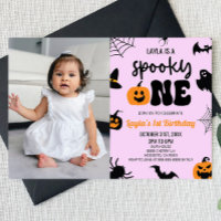 Éffrayant Un Halloween 1er Anniversaire