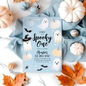 Invitation Éffrayant un Halloween 1er anniversaire garçon ble