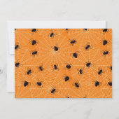 Invitation Éffrayant Un Halloween Animaux 1er Anniversaire Ph (Dos)