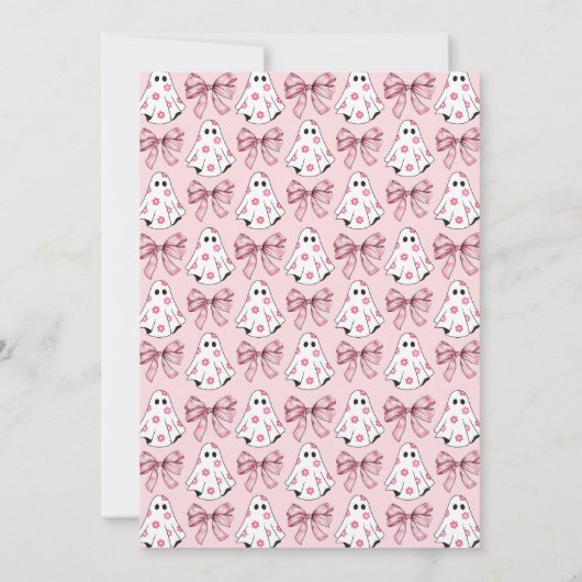 Invitation Éffrayant Un Halloween premier anniversaire (Dos)