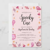 Invitation Éffrayant Un Halloween Première fête d'anniversair (Devant)