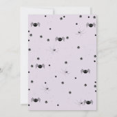 Invitation Éffrayant Un Halloween Twin premier anniversaire (Dos)