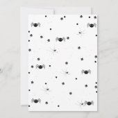 Invitation Éffrayant Un Halloween Twin premier anniversaire (Dos)