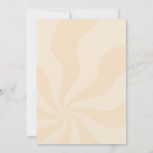 Invitation Éffrayant un mignon fantôme fille rose premier ann (Dos)