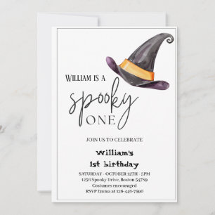 Invitation Éffrayant Une chauve-souris Halloween casquette 1e