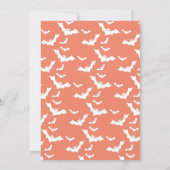 Invitation Éffrayant une fête d'anniversaire d'Halloween Invi (Dos)