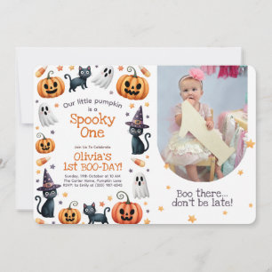 Invitation Éffrayant Une Halloween 1er anniversaire invitatio