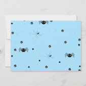 Invitation Éffrayant Une Halloween Fille Fille 1er anniversai (Dos)