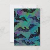 Invitation Éffrayant Une Mignonne Halloween Ghost 1ère fête d (Dos)